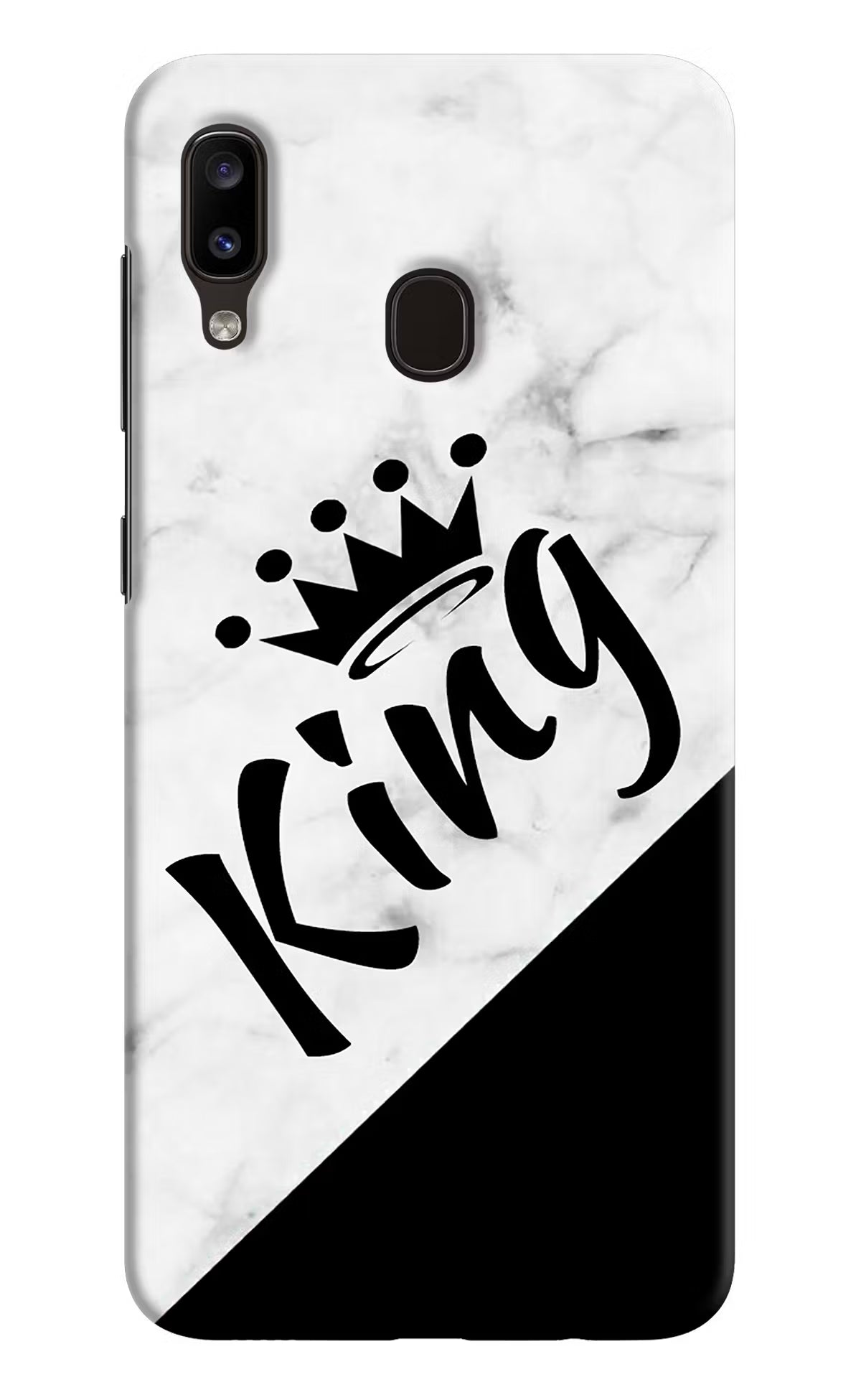 King Samsung A20/M10s Hard Case Back Cover by Casekaro