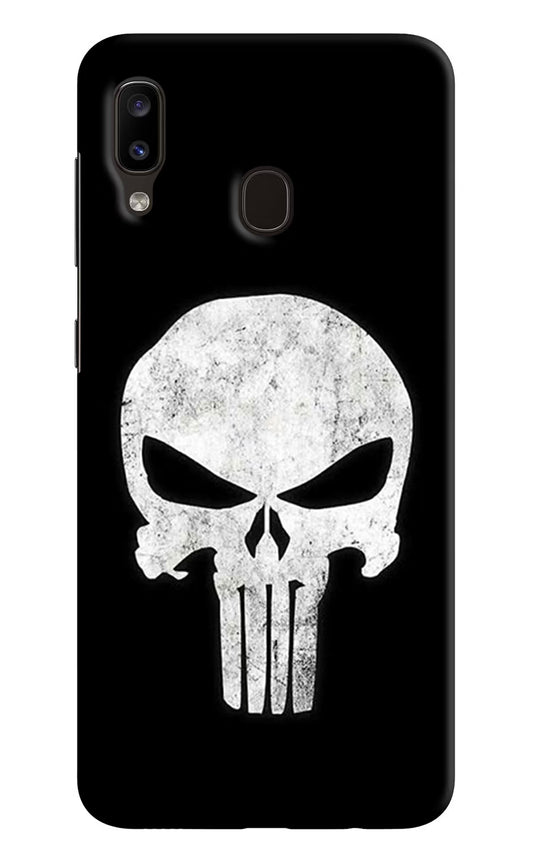Punisher Skull Samsung A20/M10s Hard Case Back Cover by Casekaro
