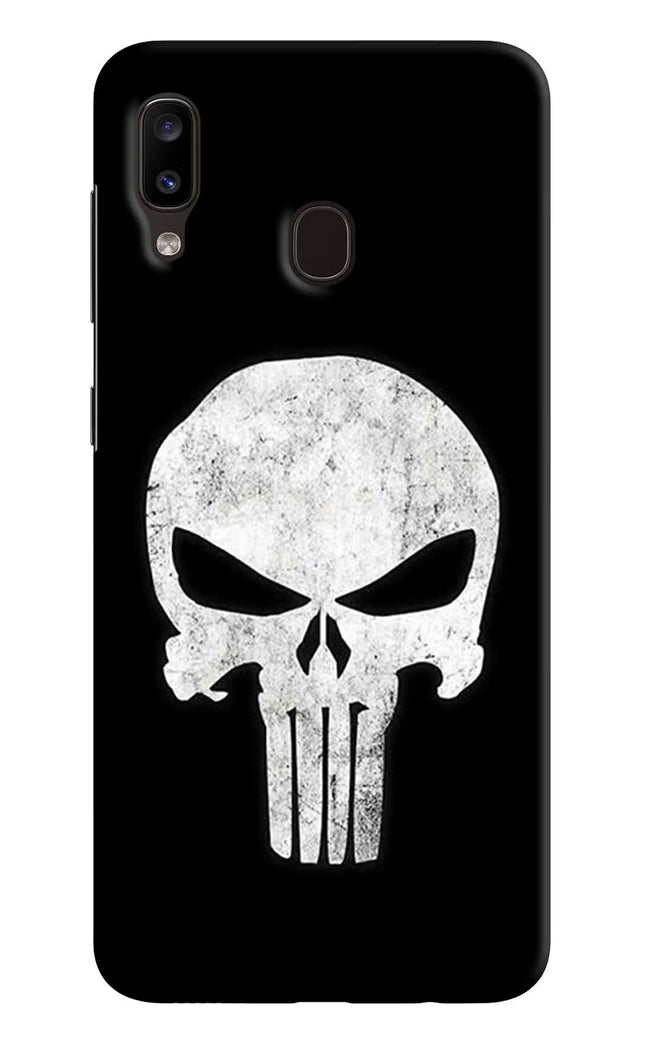 Punisher Skull Samsung A20/M10s Hard Case Back Cover by Casekaro