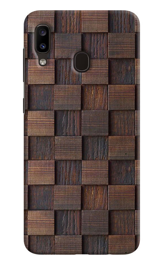 Wooden Cube Design Samsung A20/M10s Hard Case Back Cover by Casekaro