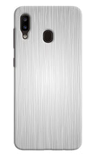 Wooden Grey Texture Samsung A20/M10s Hard Case Back Cover by Casekaro