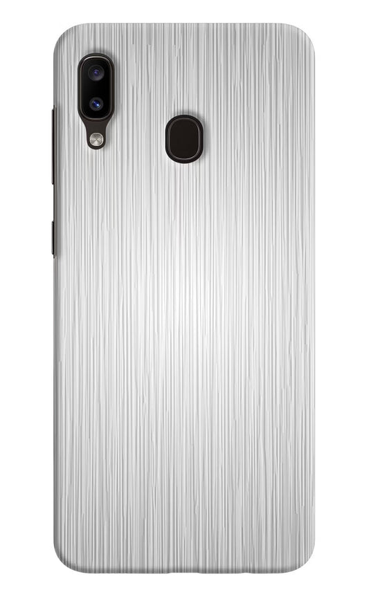 Wooden Grey Texture Samsung A20/M10s Hard Case Back Cover by Casekaro