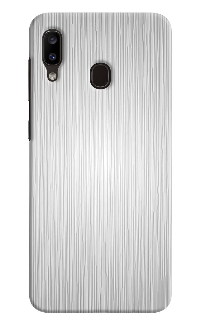 Wooden Grey Texture Samsung A20/M10s Hard Case Back Cover by Casekaro