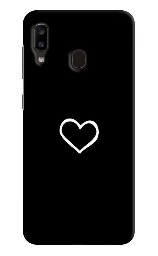 Heart Samsung A20/M10s Hard Case Back Cover by Casekaro