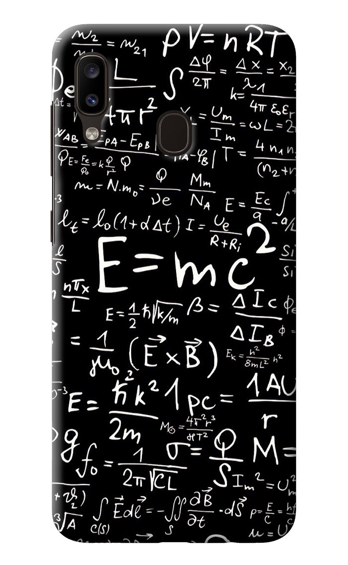 Physics Albert Einstein Formula Samsung A20/M10s Back Cover