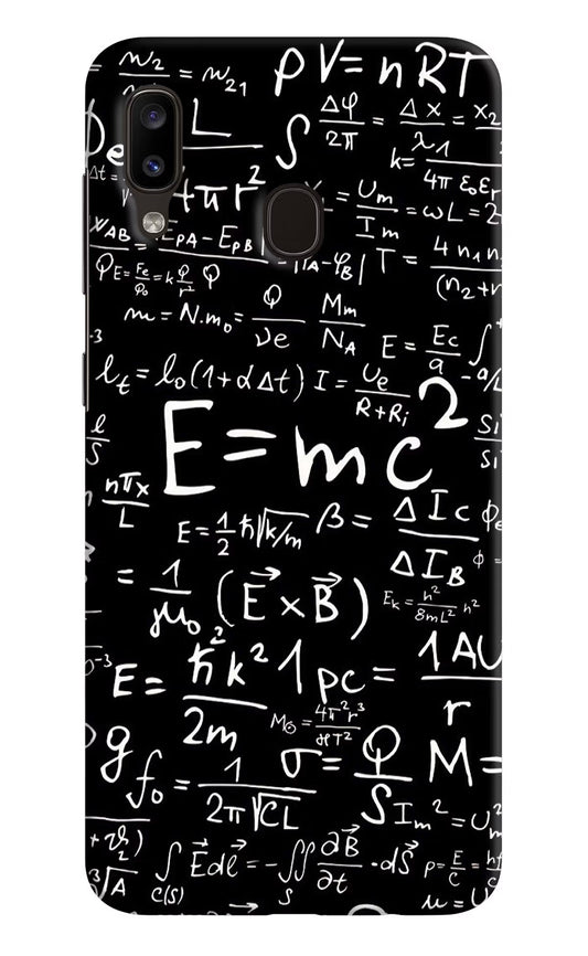 Physics Formula Samsung A20/M10s Hard Case Back Cover by Casekaro