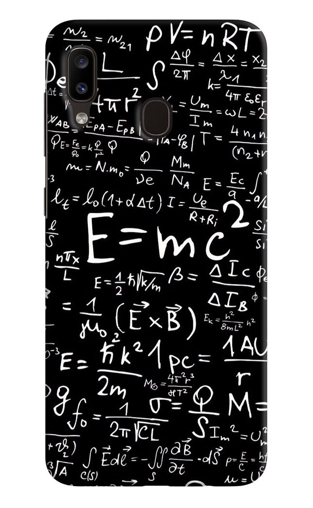 Physics Formula Samsung A20/M10s Hard Case Back Cover by Casekaro