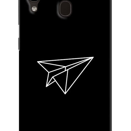 Paper Plane White Samsung A20/M10s Hard Case Back Cover by Casekaro
