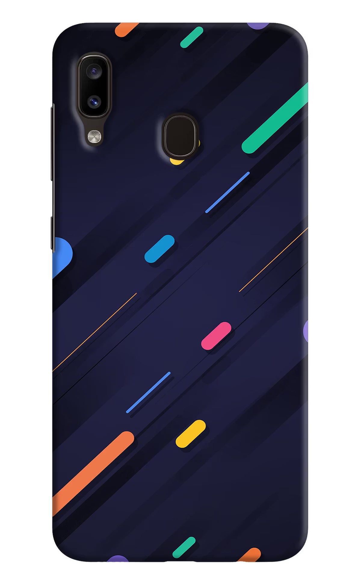 Abstract Design Samsung A20/M10s Hard Case Back Cover by Casekaro