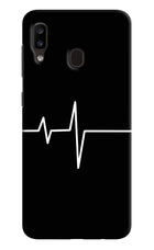 Heart Beats Samsung A20/M10s Hard Case Back Cover by Casekaro