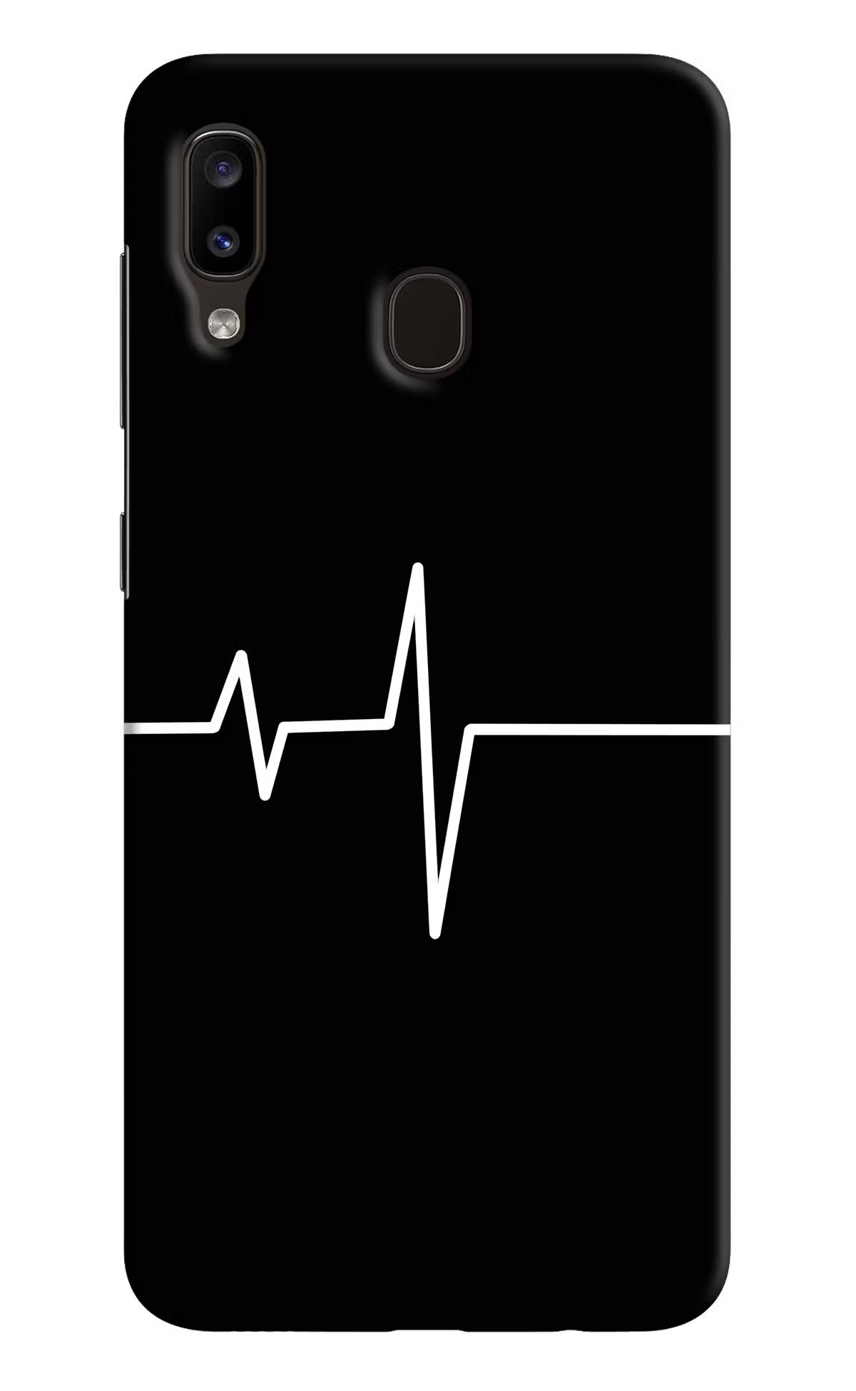 Heart Beats Samsung A20/M10s Hard Case Back Cover by Casekaro