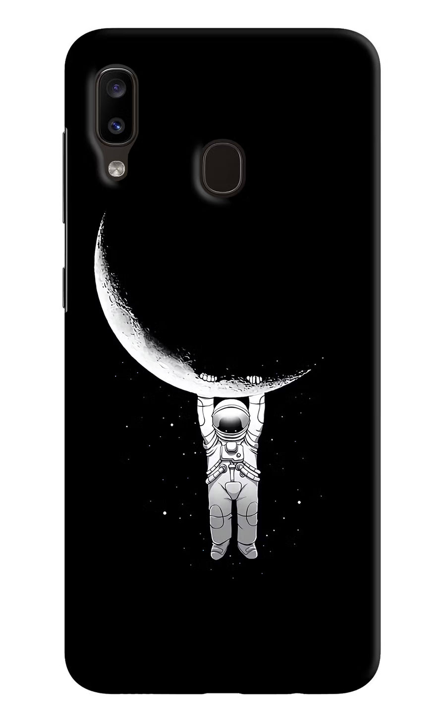 Moon Space Samsung A20/M10s Back Cover, Hard case