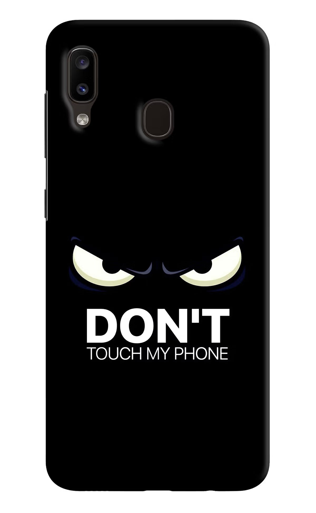 Don'T Touch My Phone Samsung A20/M10s Hard Case Back Cover by Casekaro