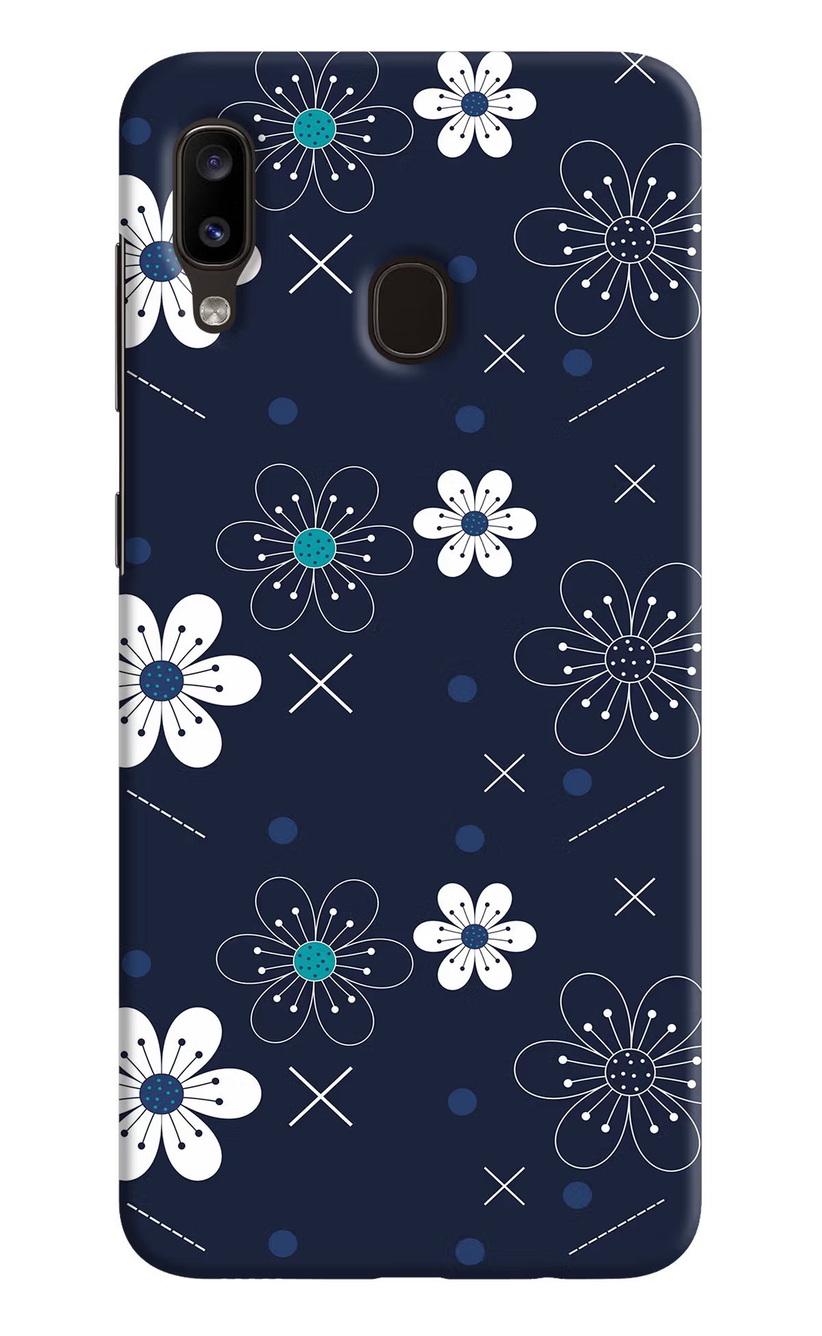 Flowers Samsung A20/M10s Hard Case Back Cover by Casekaro