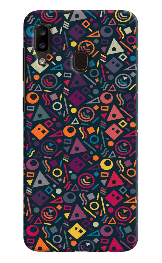 Geometric Abstract Samsung A20/M10s Hard Case Back Cover by Casekaro
