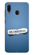 Be Original Samsung A20/M10s Hard Case Back Cover by Casekaro