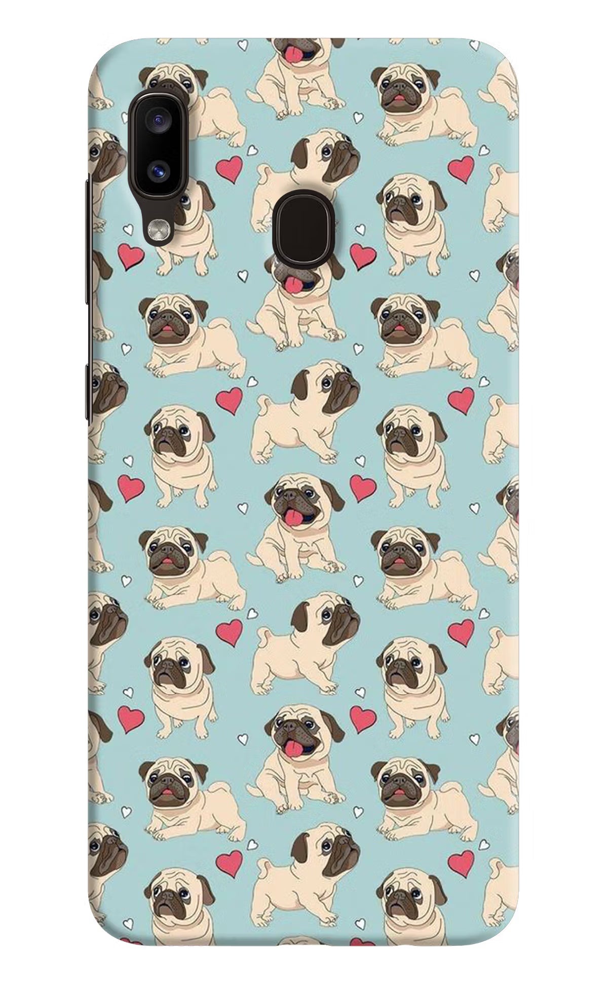 Pug Dog Samsung A20/M10s Hard Case Back Cover by Casekaro