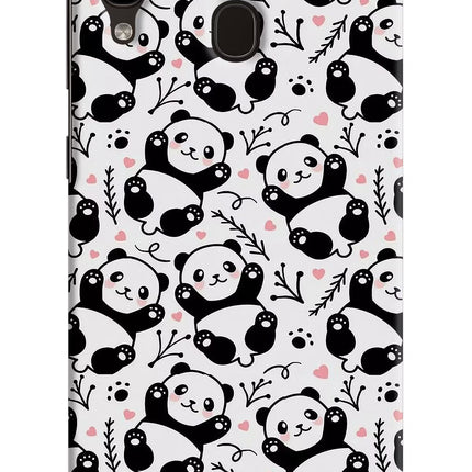 Cute Panda Samsung A20/M10s Hard Case Back Cover by Casekaro
