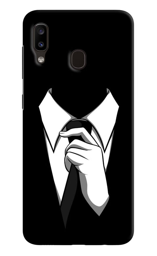 Black Tie Samsung A20/M10s Hard Case Back Cover by Casekaro
