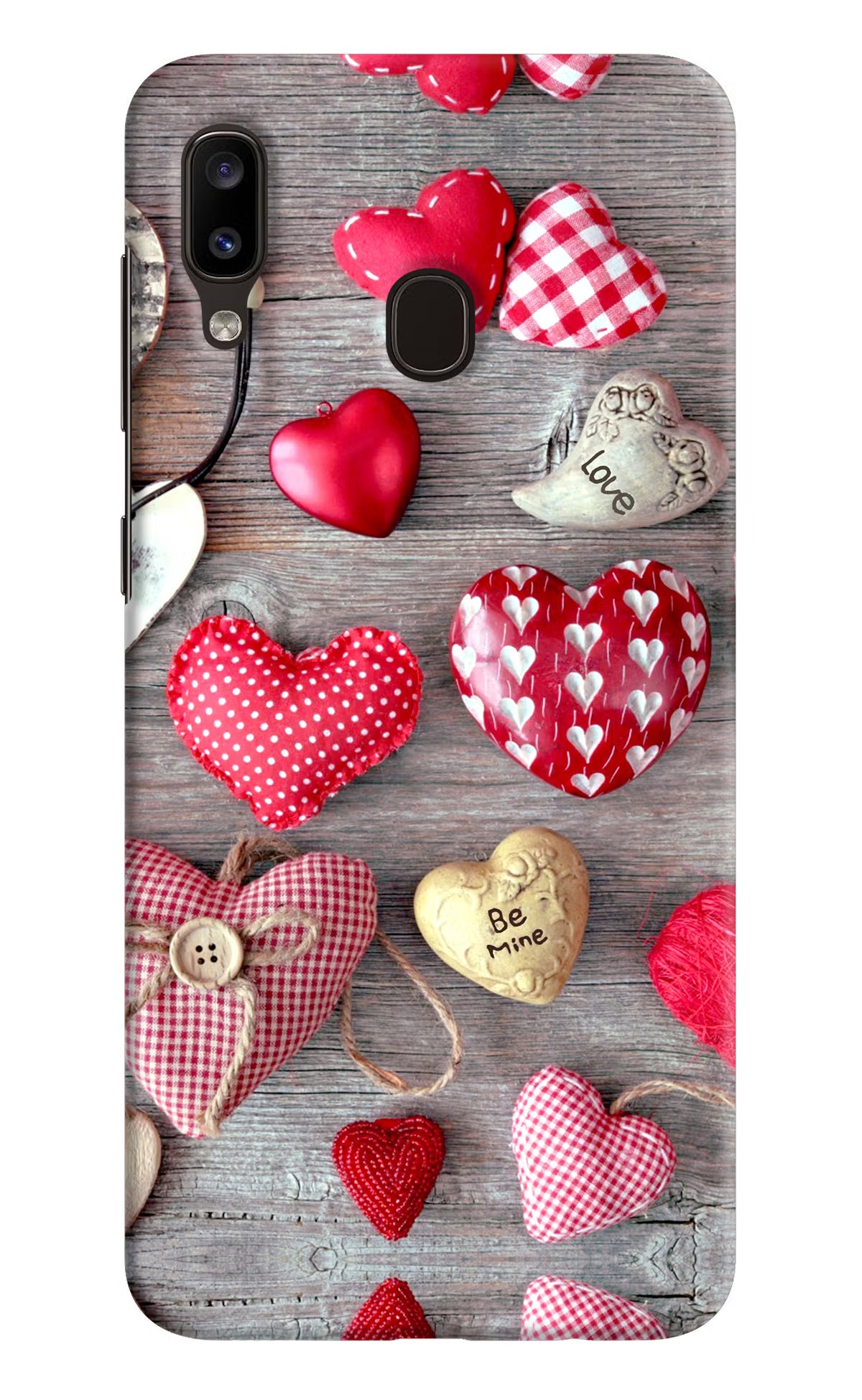 Love Wallpaper Samsung A20/M10s Hard Case Back Cover by Casekaro