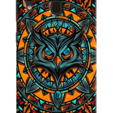 Angry Owl Art Samsung A20/M10s Hard Case Back Cover by Casekaro