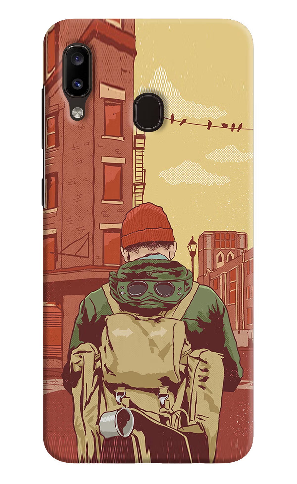 Adventurous Samsung A20/M10s Hard Case Back Cover by Casekaro