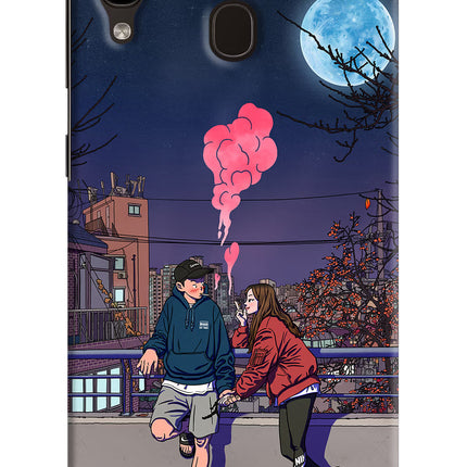 Chilling Couple Samsung A20/M10s Hard Case Back Cover by Casekaro
