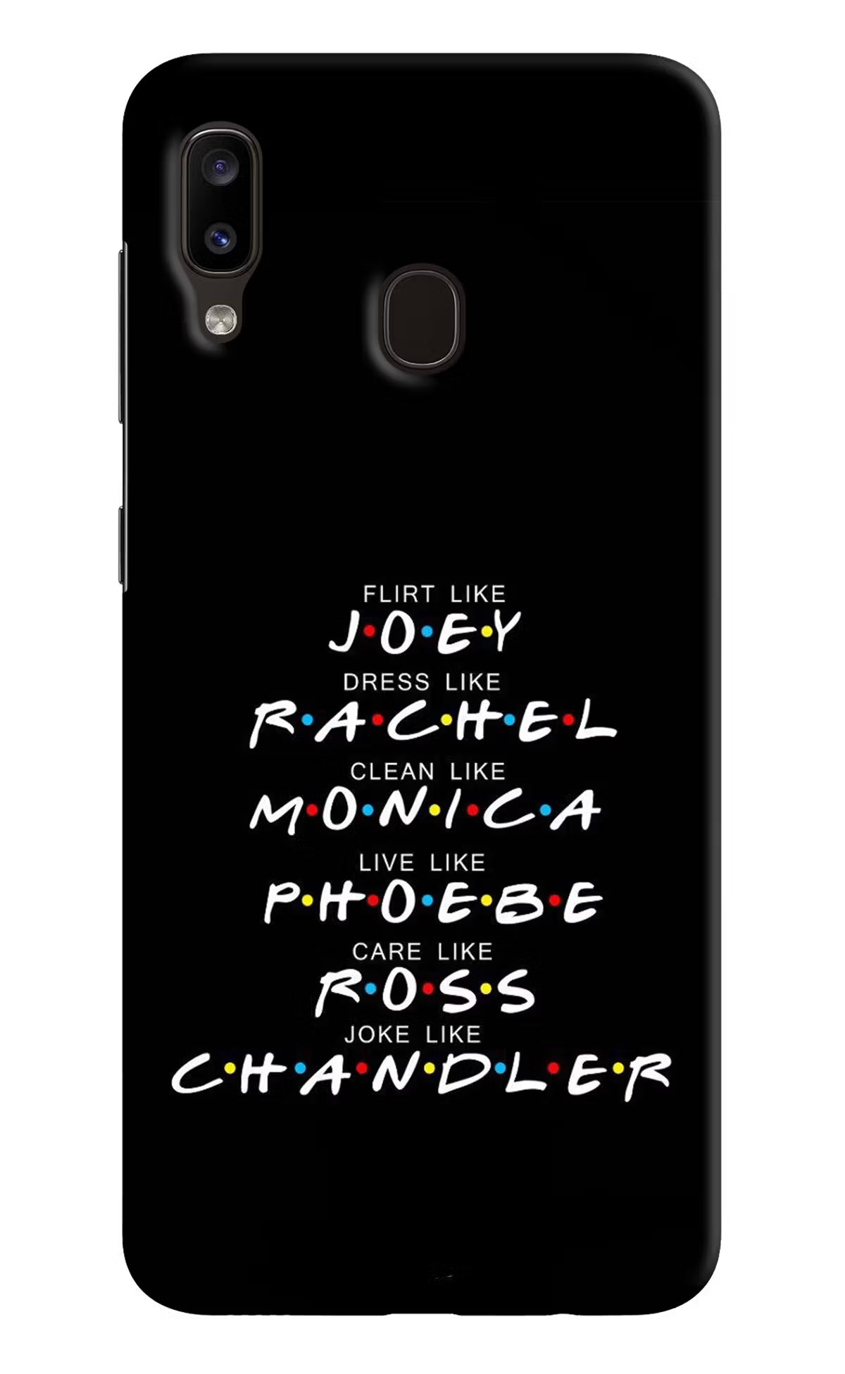 FRIENDS Character Samsung A20/M10s Hard Case Back Cover by Casekaro