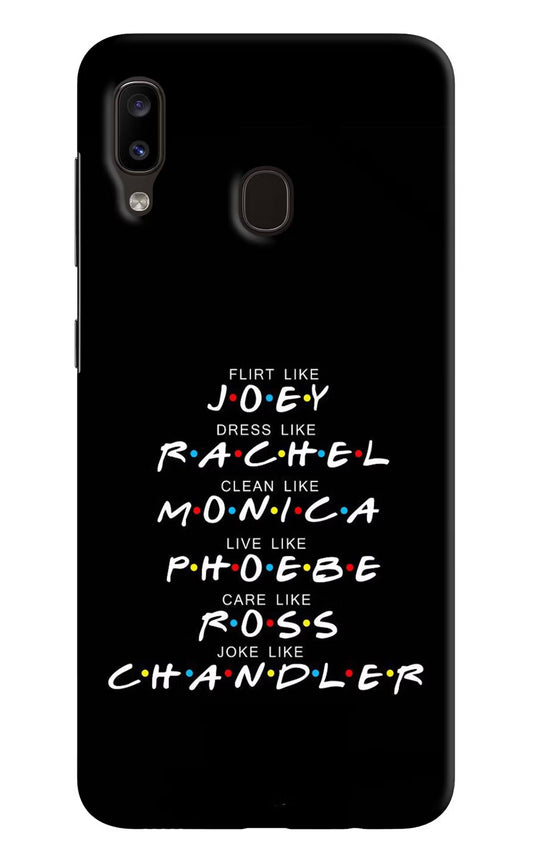 FRIENDS Character Samsung A20/M10s Hard Case Back Cover by Casekaro