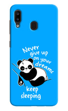 Keep Sleeping Samsung A20/M10s Hard Case Back Cover by Casekaro
