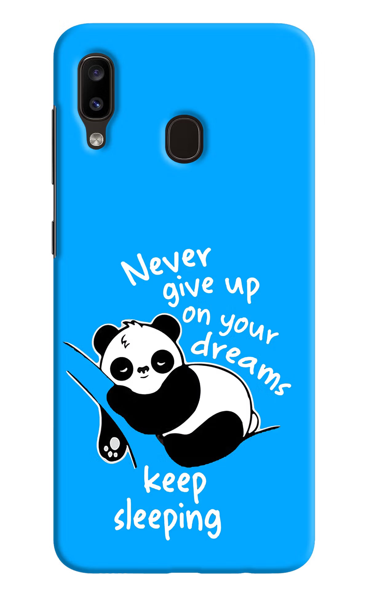 Keep Sleeping Samsung A20/M10s Hard Case Back Cover by Casekaro