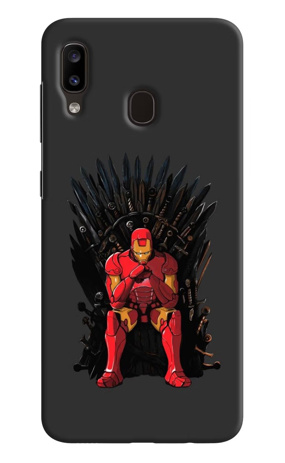 Ironman Throne Samsung A20/M10s Hard Case Back Cover by Casekaro