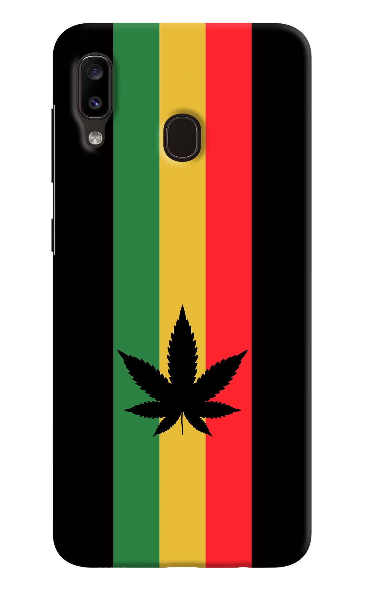 Weed Flag Samsung A20/M10s Hard Case Back Cover by Casekaro