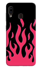 Fire Flames Samsung A20/M10s Hard Case Back Cover by Casekaro