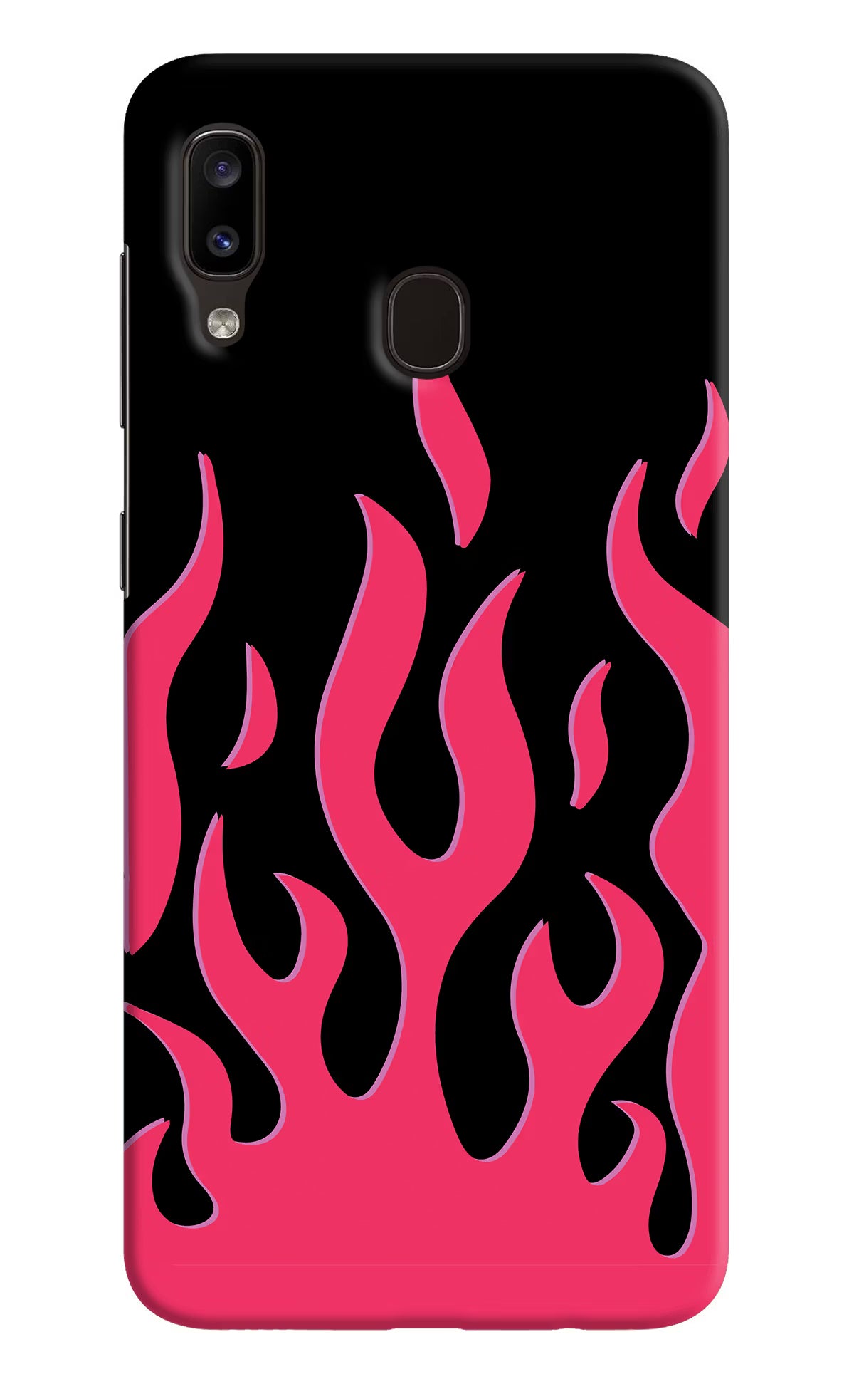 Fire Flames Samsung A20/M10s Hard Case Back Cover by Casekaro