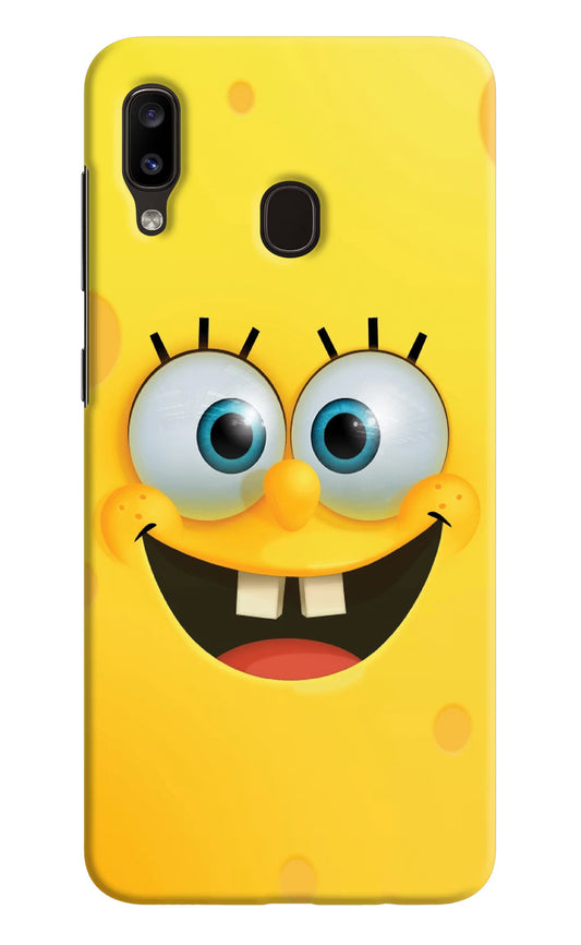 Sponge 1 Samsung A20/M10s Hard Case Back Cover by Casekaro