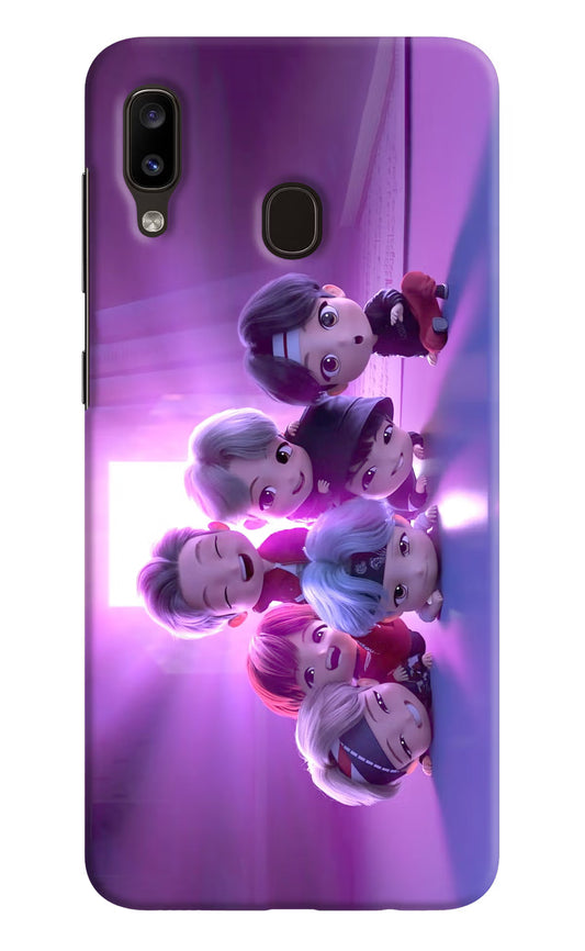 BTS Chibi Samsung A20/M10s Hard Case Back Cover by Casekaro