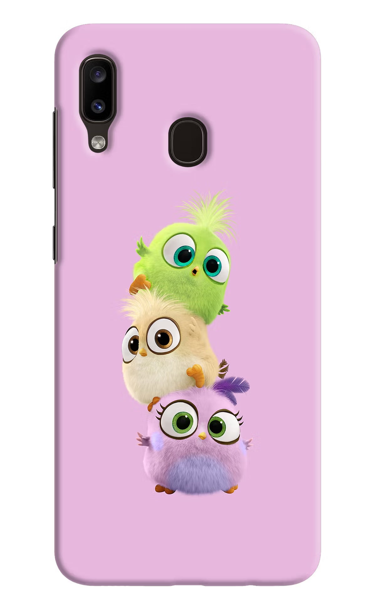 Cute Little Birds Samsung A20/M10s Hard Case Back Cover by Casekaro