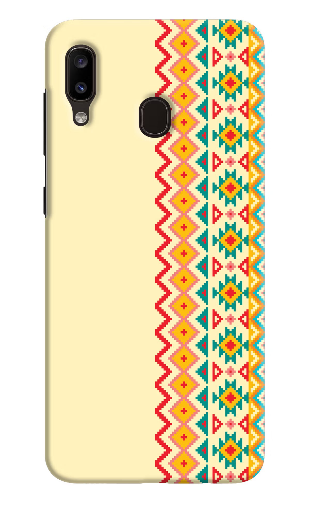 Ethnic Seamless Samsung A20/M10s Hard Case Back Cover by Casekaro