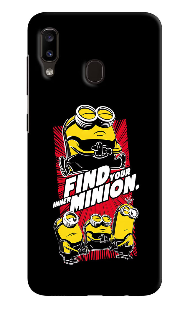 Find your inner Minion Samsung A20/M10s Hard Case Back Cover by Casekaro