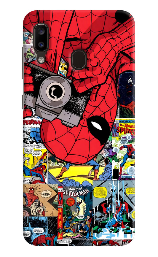Spider Man Samsung A20/M10s Hard Case Back Cover by Casekaro