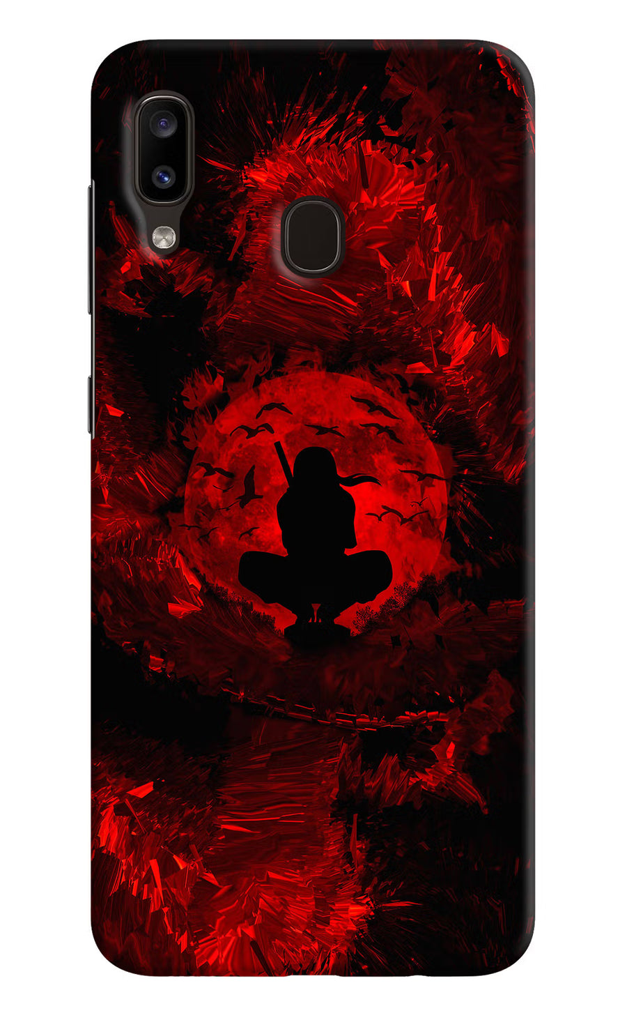 Itachi Uchiha Samsung A20/M10s Back Cover, Hard case