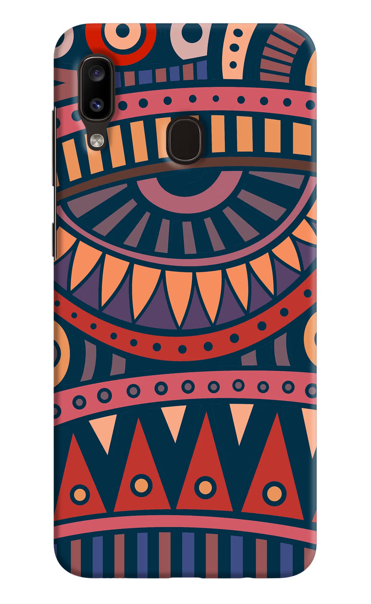 African Culture Design Samsung A20/M10s Hard Case Back Cover by Casekaro