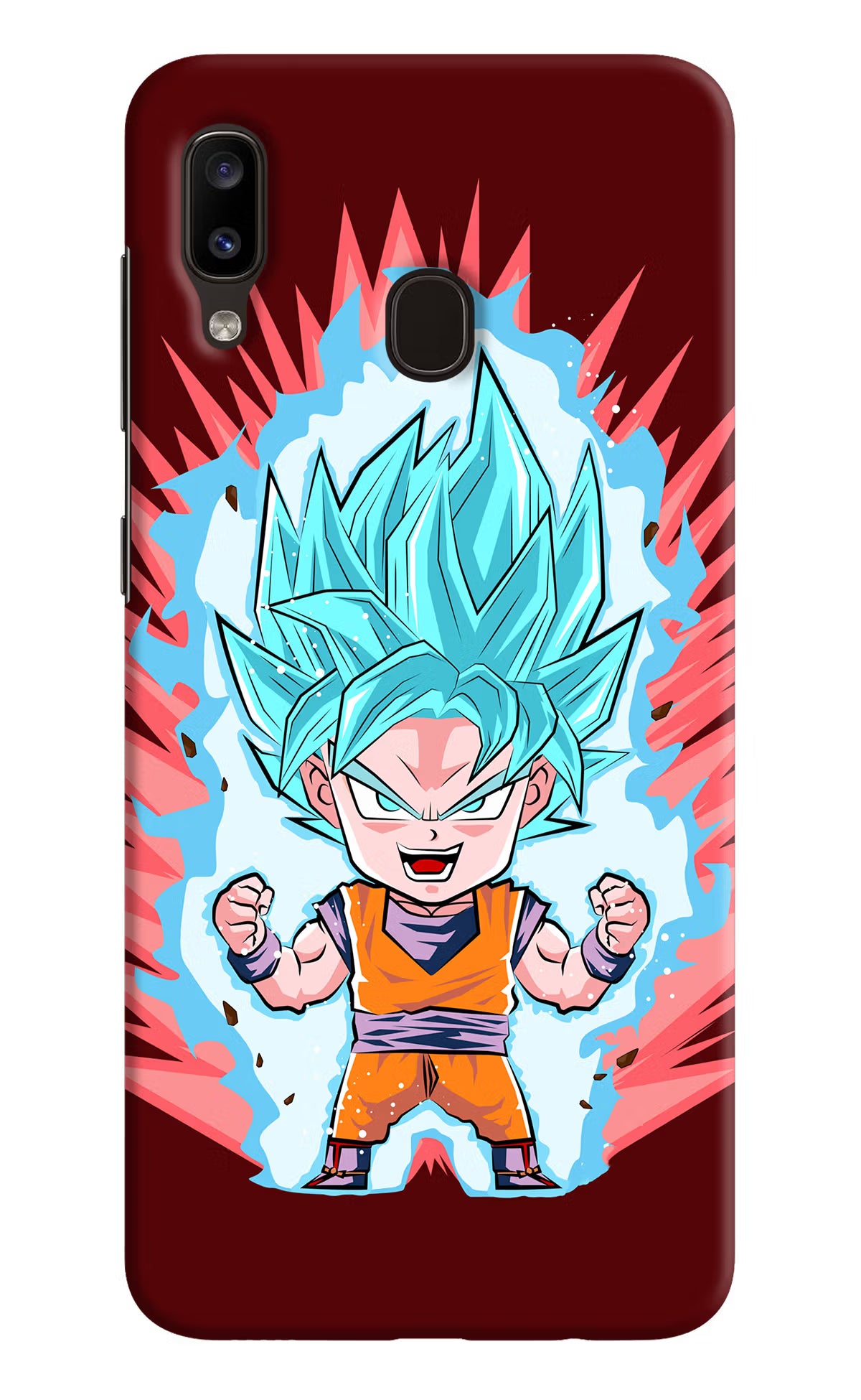 Goku Little Samsung A20/M10s Hard Case Back Cover by Casekaro
