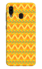 Tribal Pattern Samsung A20/M10s Hard Case Back Cover by Casekaro