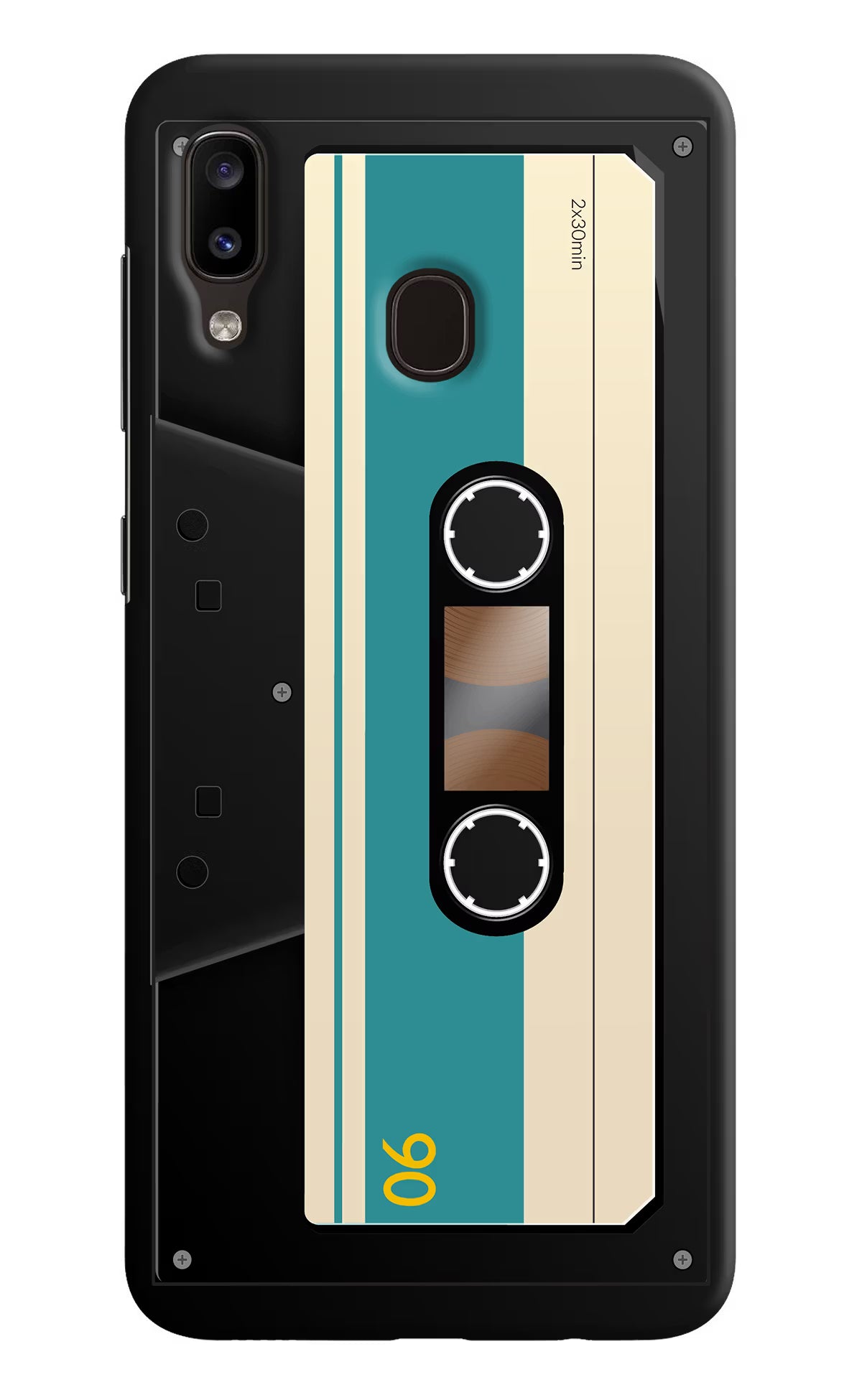 Cassette Samsung A20/M10s Hard Case Back Cover by Casekaro