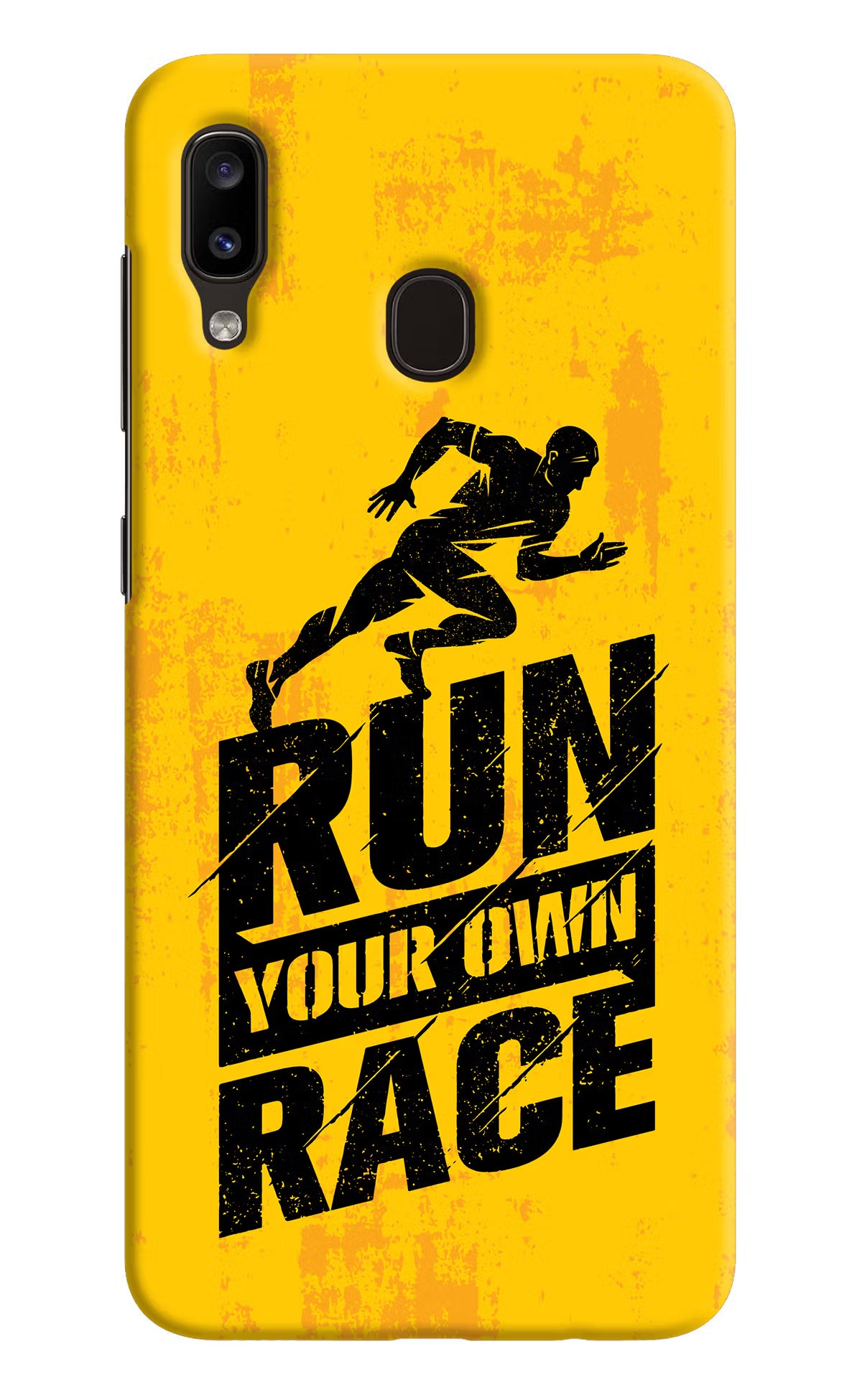 Run Your Own Race Samsung A20/M10s Hard Case Back Cover by Casekaro