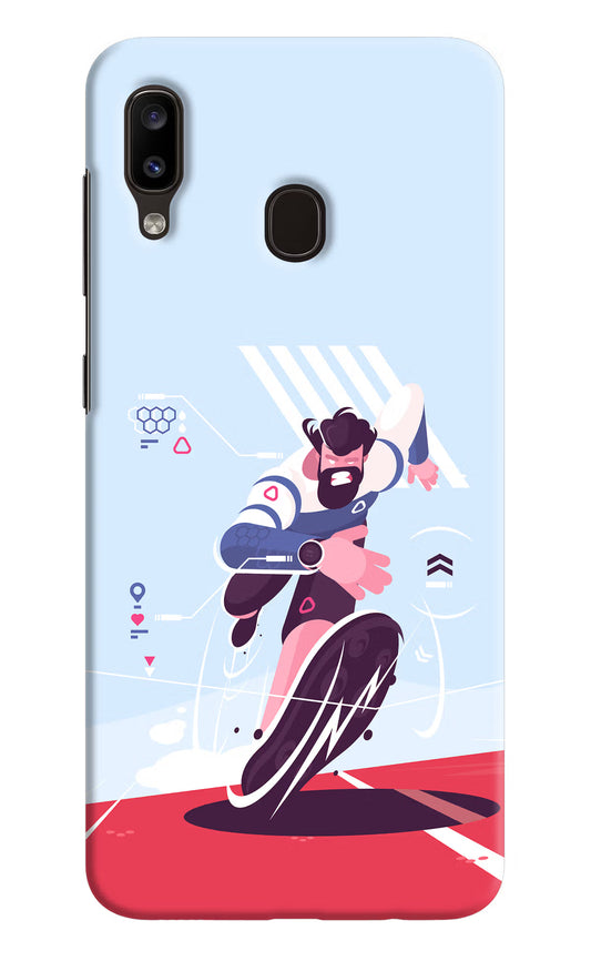 Run Pro Samsung A20/M10s Hard Case Back Cover by Casekaro