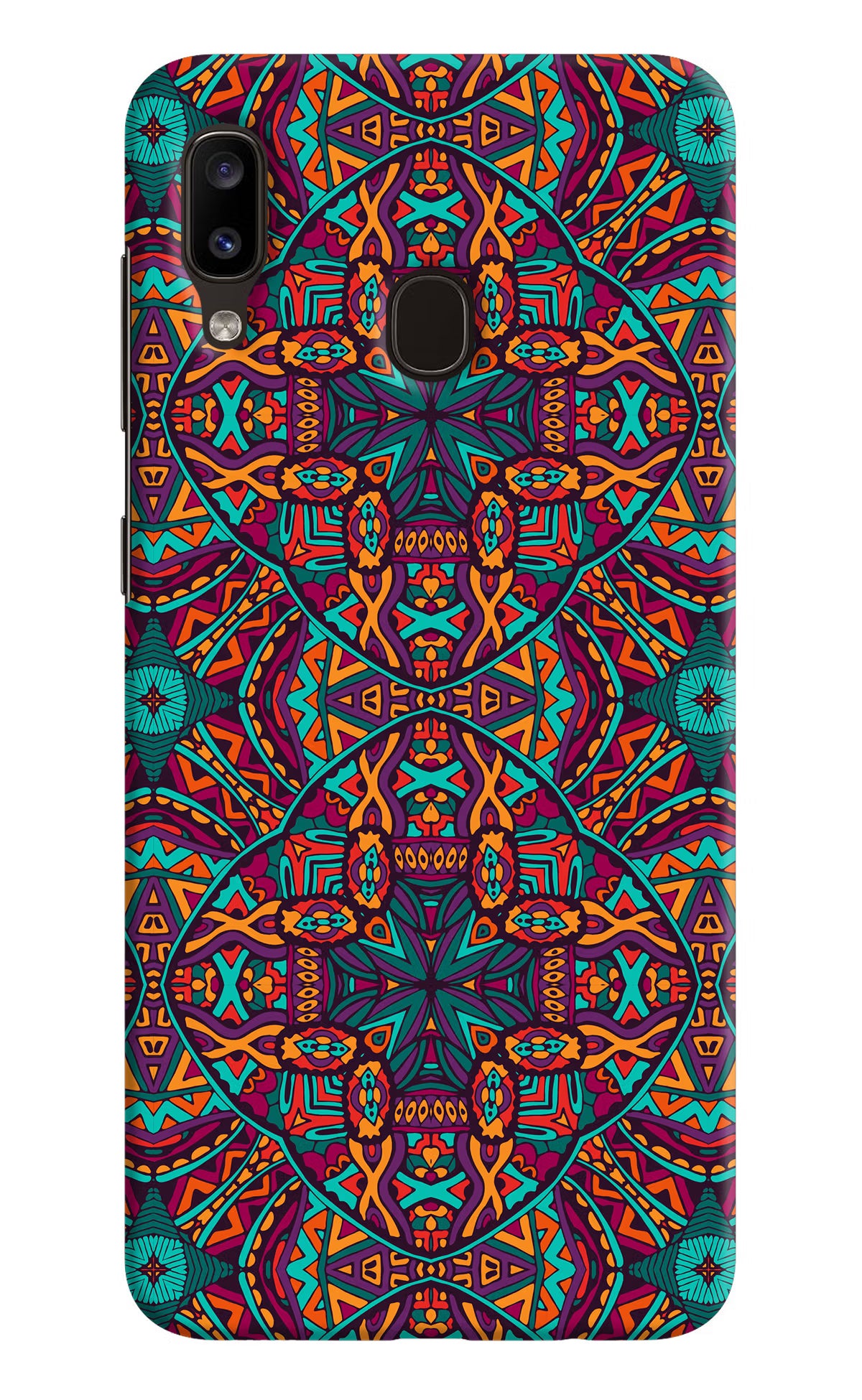 Colour Mandala Samsung A20/M10s Hard Case Back Cover by Casekaro