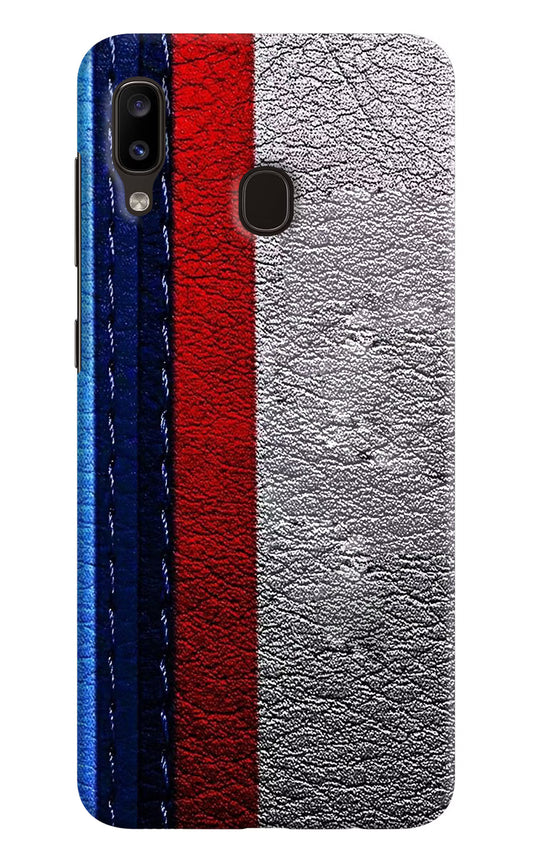 BMW Stripes Samsung A20/M10s Hard Case Back Cover by Casekaro